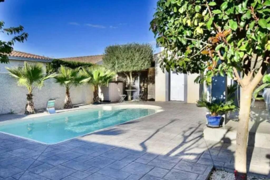 Villa Piscine De La Garrigue Florensac Экстерьер фото